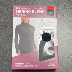 NWT Paradox Merino Blend Top, M